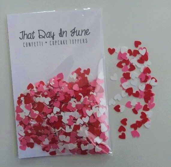 1500 TINY HEART CONFETTI | Etsy (US)
