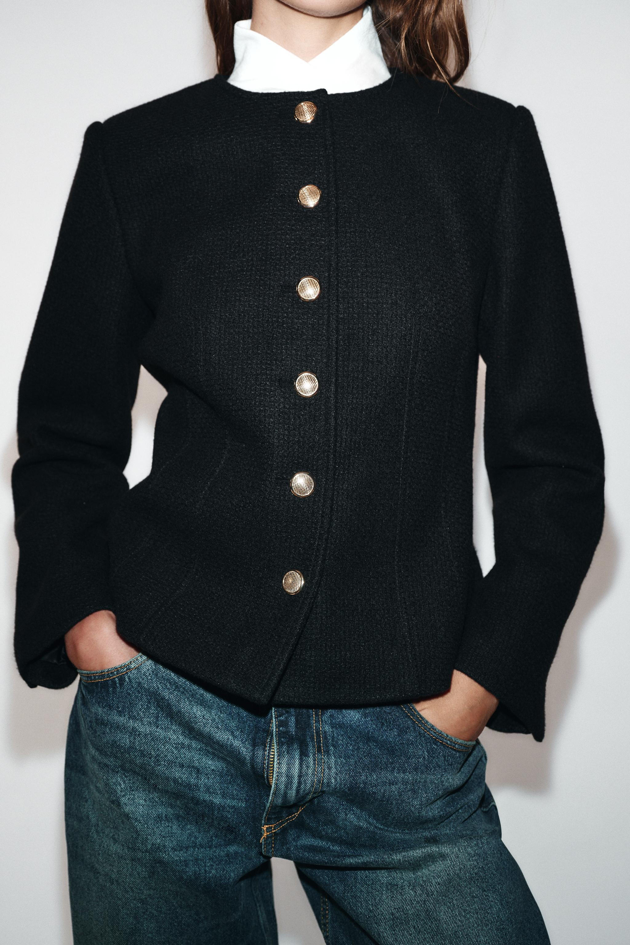 TAILORED ROUND NECK BLAZER | Zara US