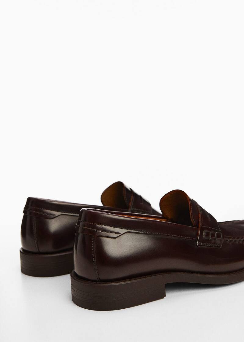 Leather penny loafers -  Men | Mango Man United Kingdom | MANGO (UK)
