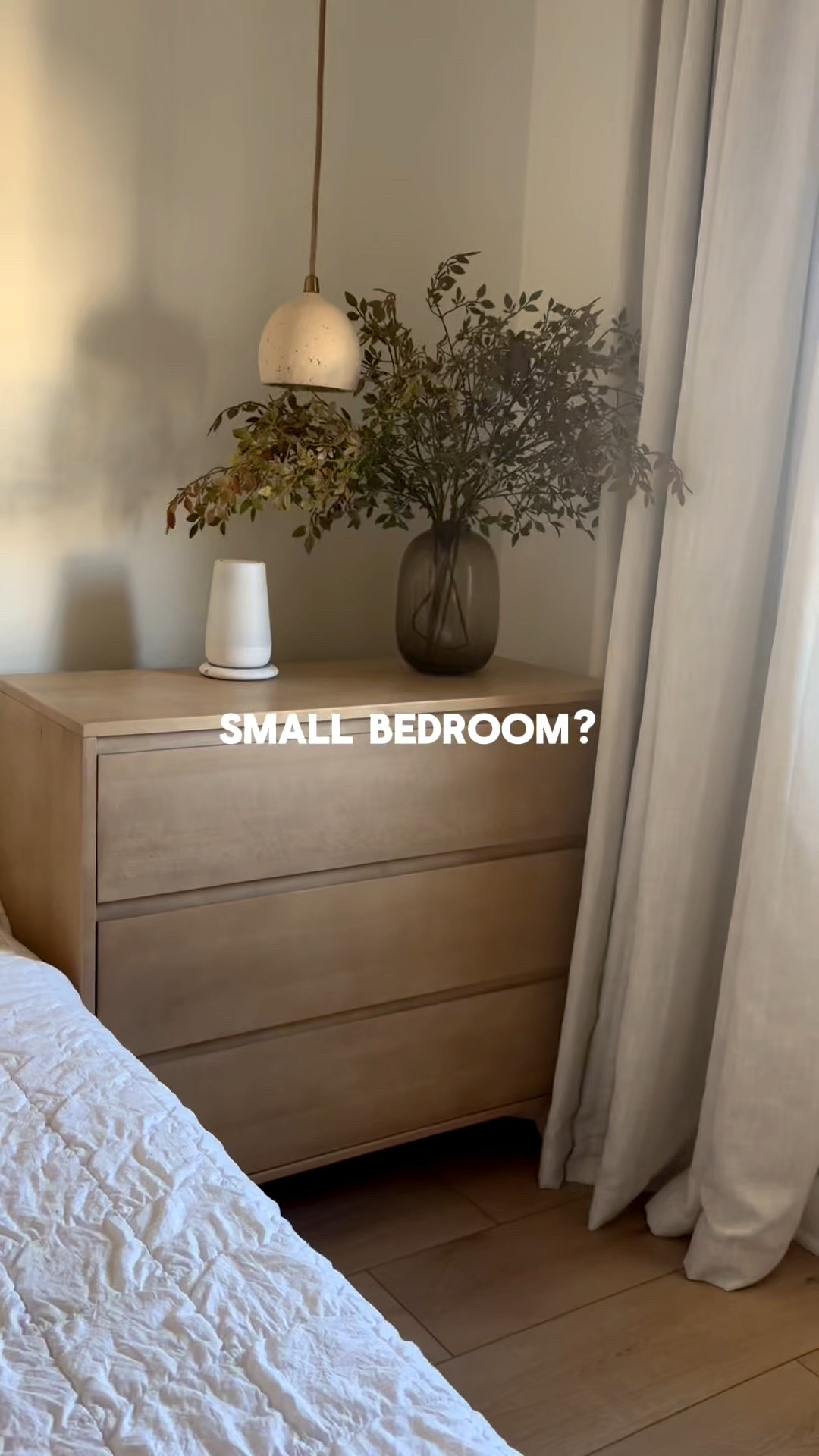Making the most of every square inch with this bedside hack. My space-saving solution:

Buying dressers, and using them as nightstands 

Not only are these nightstands/dressers beautiful, they are so functional for this space 

🏷️ #neutralhome #bedroomhacks #neutralbedroom #affordablehomefinds #bedroomtransformation neutral home, bedroom hacks, neutral bedroom, bedroom transformation, affordable home finds 

#LTKFamily #LTKBaby #LTKHome