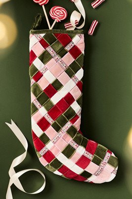 Ribbon Woven Stocking | Anthropologie (US)