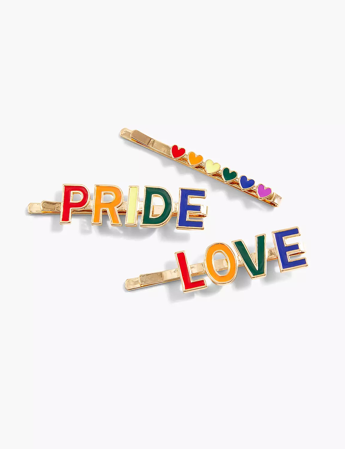 Pride Bobby Pins 3-Pack | LaneBryant | Lane Bryant (US)