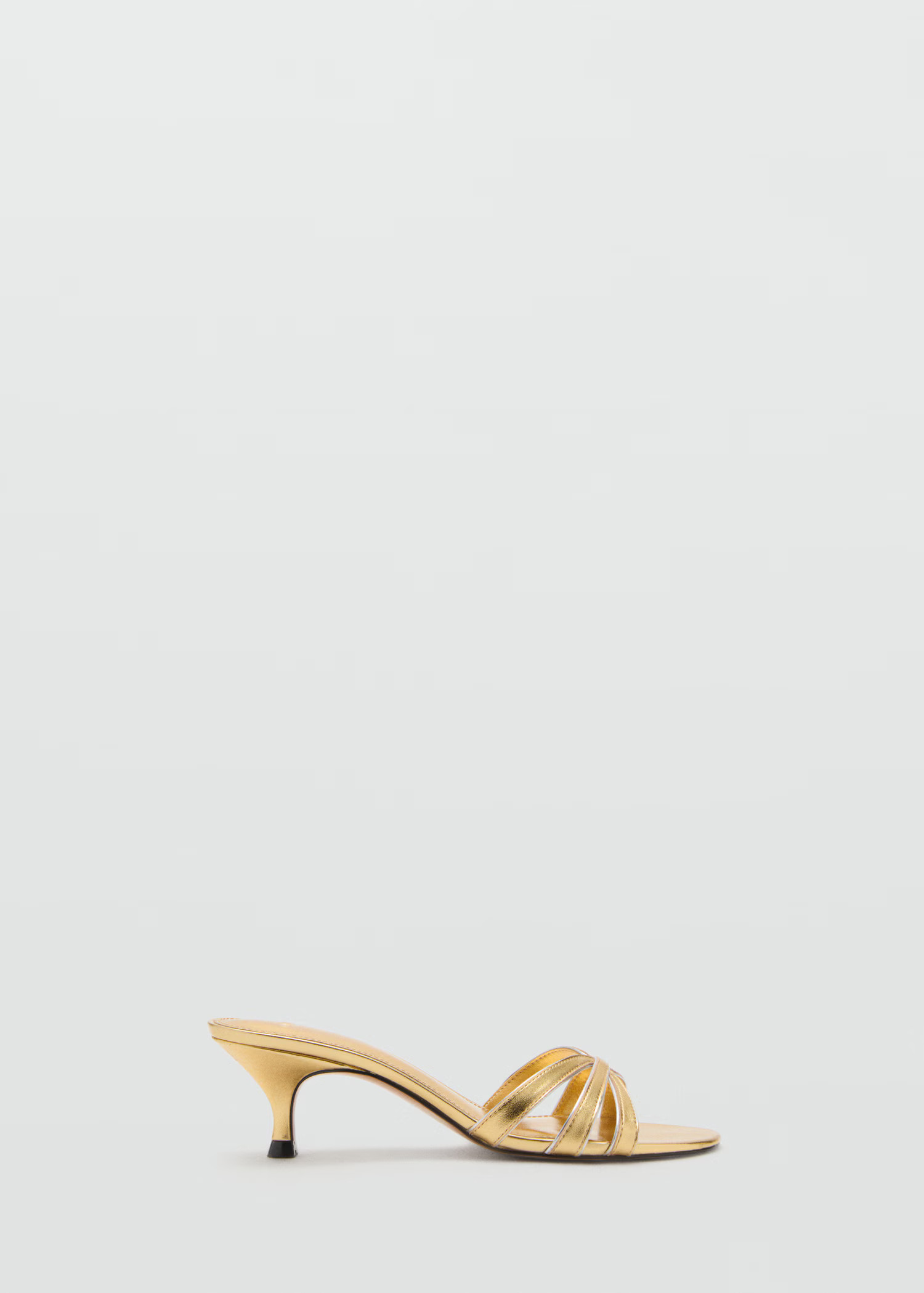 Kitten heel sandals with straps - Women | MANGO United Kingdom | MANGO (UK)