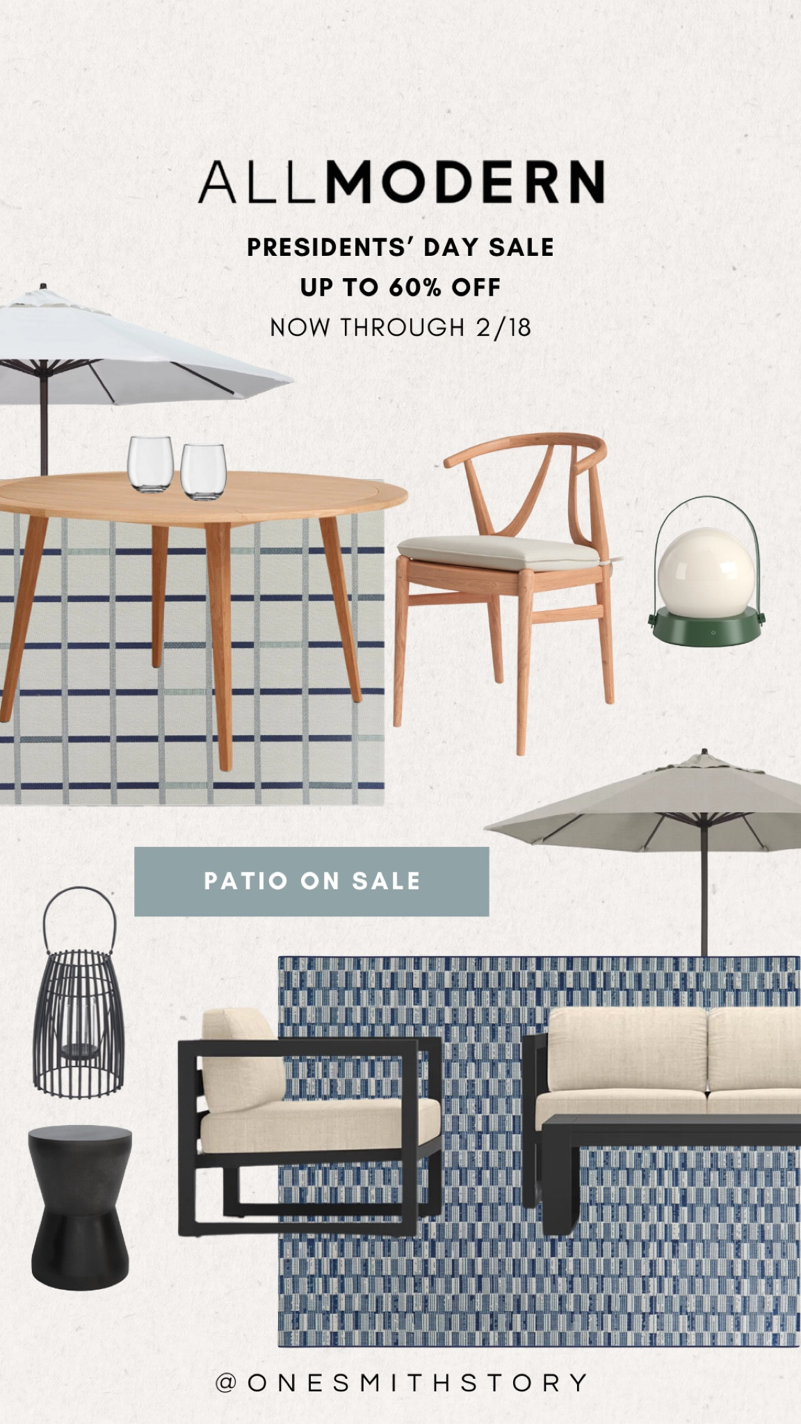 The AllModern Presidents’ Day Sale is the perfect time to snag your patio furniture. These quality pieces are on sale up to 60% off plus free shipping on tons of styles! Shop now through 2/18

@allmodern #allmodernpartner #modernmadesimple

#LTKHome #LTKSeasonal #LTKSaleAlert