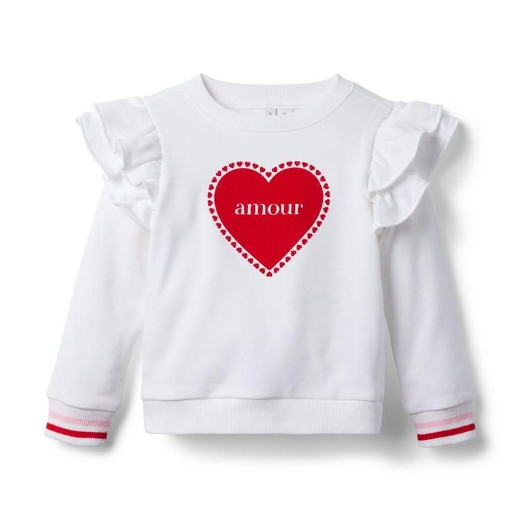 Amour French Terry Sweatshirt | Janie and Jack