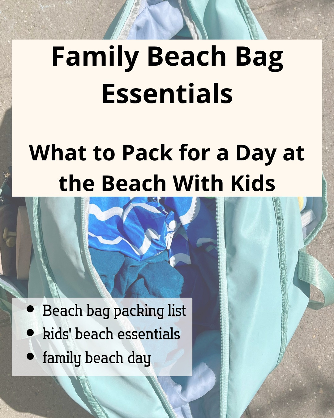 Packing a family beach bag doesn’t have to feel overwhelming. 🌊🤍

These are the beach day essentials I bring for a calm and enjoyable day by the water with my boys — from wet bags and beach towels to sunscreen, water bottles, snacks, kids’ first aid supplies, and a few simple toys to keep little ones happy.

I love creating simple systems that make motherhood feel easier, so we can spend less time searching through our bags and more time soaking up those precious summer moments together.

✨ Shop my favorite family beach bag essentials, summer must-haves, and beach day finds on LTK.

#FamilyBeachDay #BeachBagEssentials #MomBeachHacks #SummerWithKids #SaneAtHomeMom

#LTKcanada #LTKsummer #LTKtravel