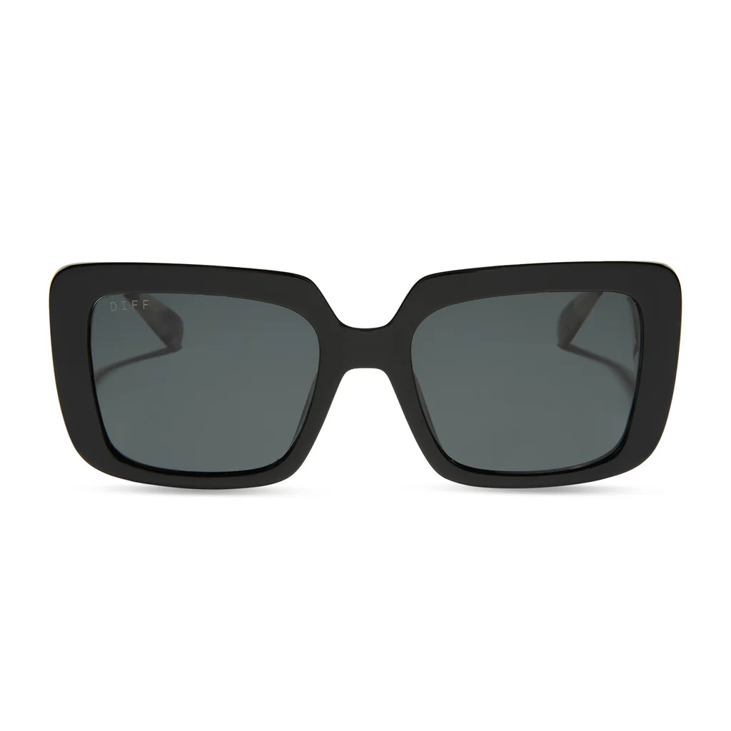 KRISTA HORTON - BOUJEE + BLACK CREAM TORTOISE + GREY + POLARIZED SUNGLASSES | DIFF Eyewear