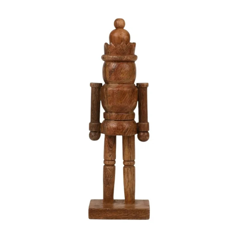 Madera Decorativa Nutcracker, Marrón Natural, 8", de Holiday Time | Walmart (US)