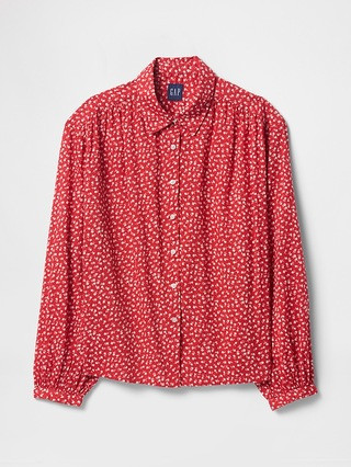 Relaxed Button-Front Shirt | Gap (US)