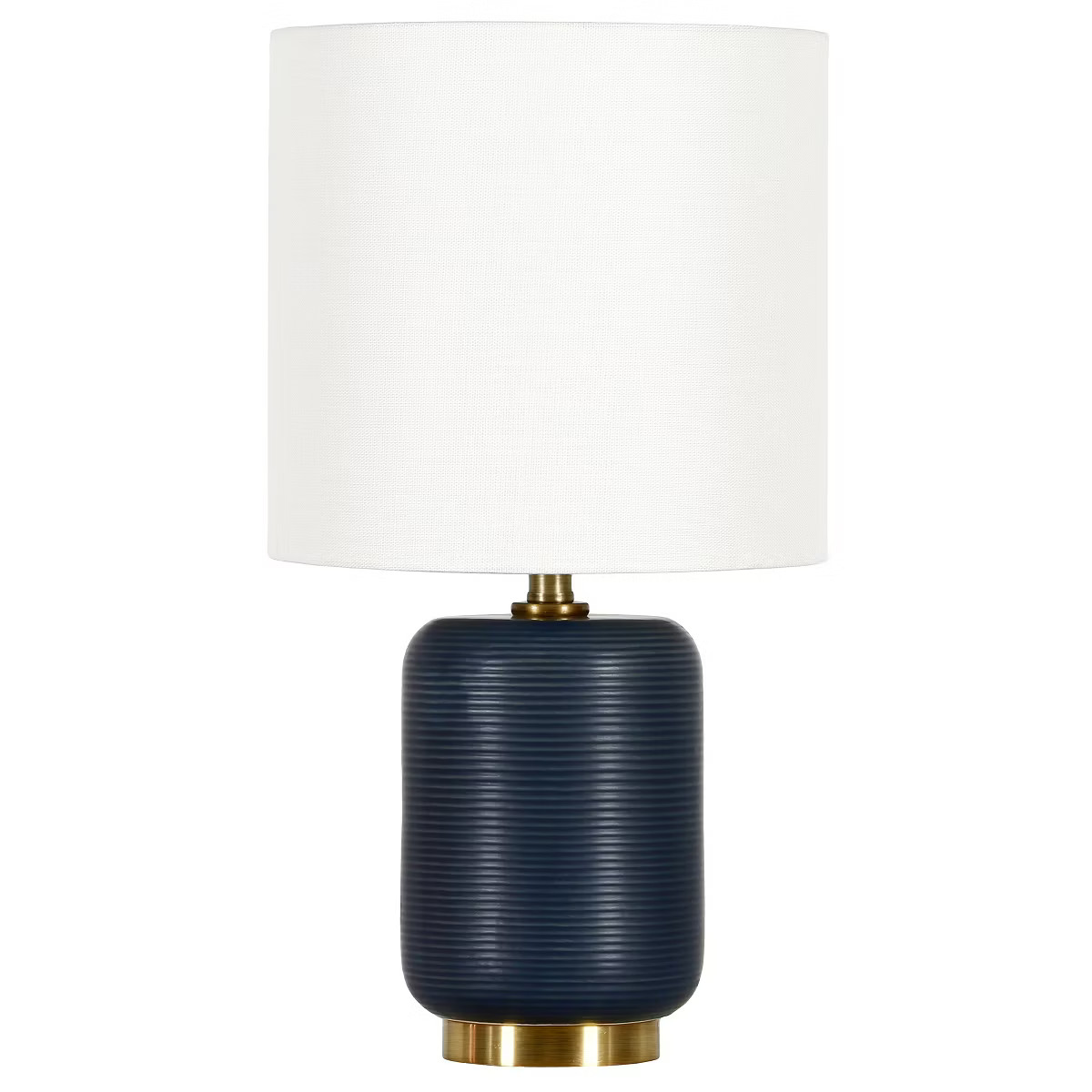 Hampton & Thyme 15" Tall Ceramic Mini Lamp with Fabric Shade | Target