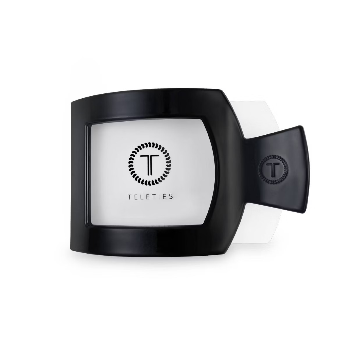 TELETIES Medium Flat Square Hair Clip - Jet Black | Target