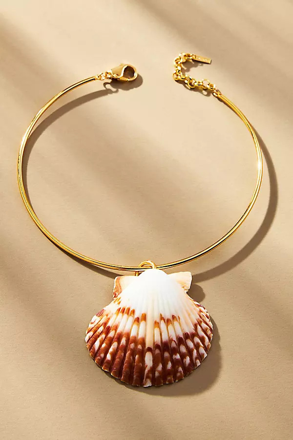 Éliou Mar Shell Pendant Necklace | Anthropologie (US)