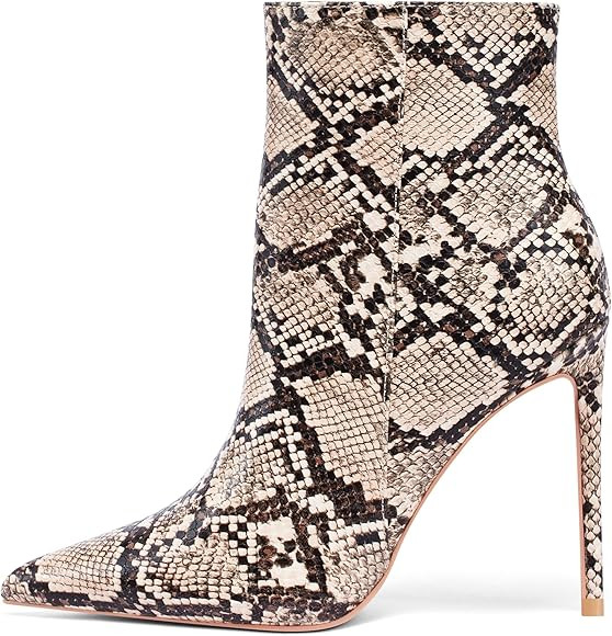 Elisabet Tang Women Heeled Ankle Booties,Sexy Pointed Toe 4 inch Stiletto High Heel Fashion Ankle... | Amazon (US)