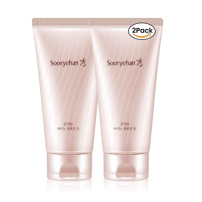 Sooryehan ULTIMATE POMEGRANATE Amino Cleansing Foam for Women - Luxury Korean Skin Care Moisturiz... | Amazon (US)