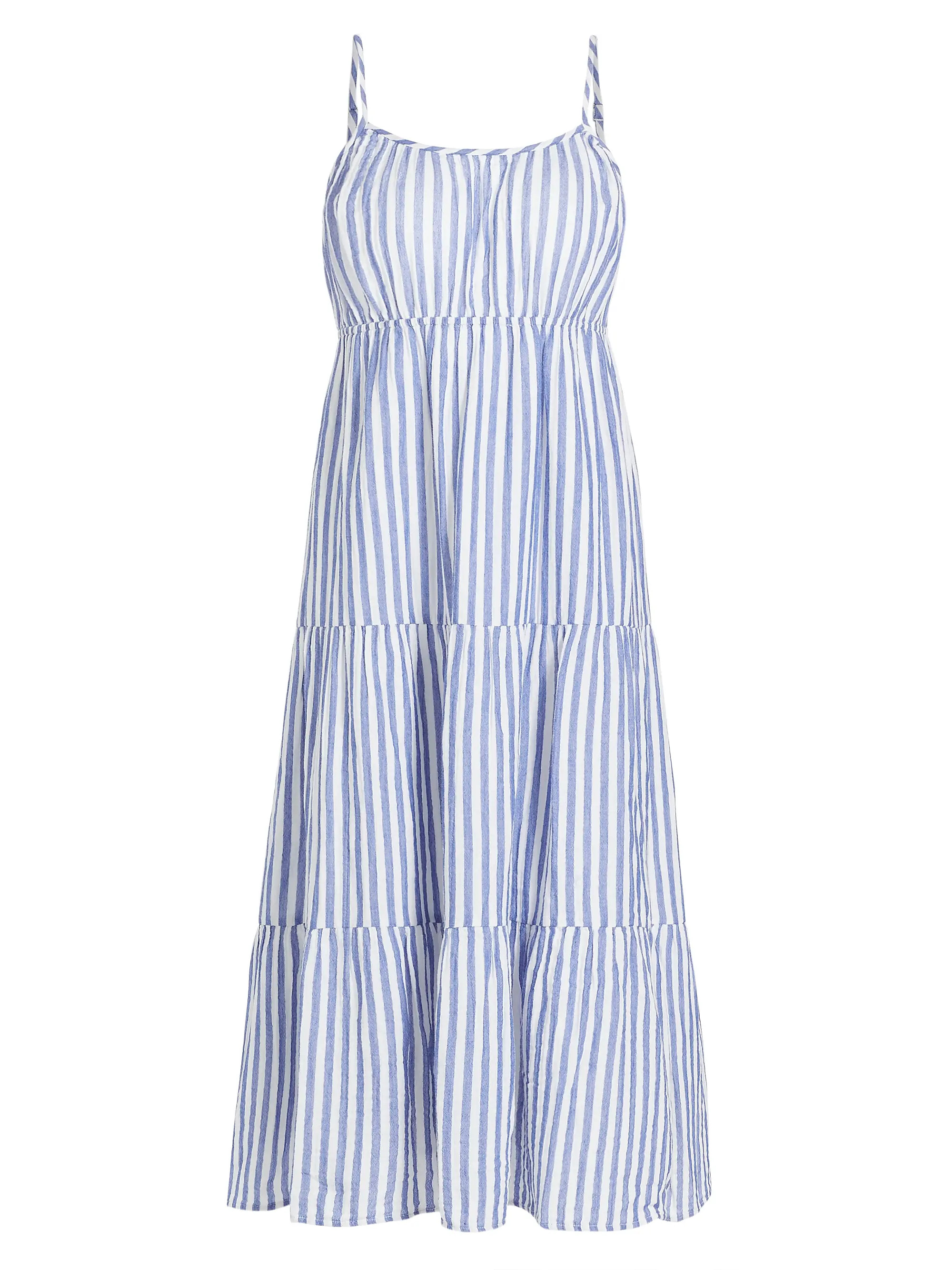 Blakely Cotton Striped Midi-Dress | Saks Fifth Avenue