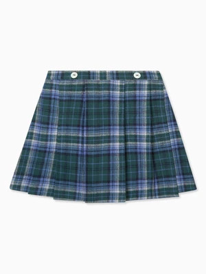 Green Check Zola Girl Kilt Skirt | La Coqueta (US)