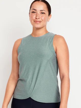 Maternity Sleeveless Cloud 94 Soft Wrap Top | Old Navy (US)