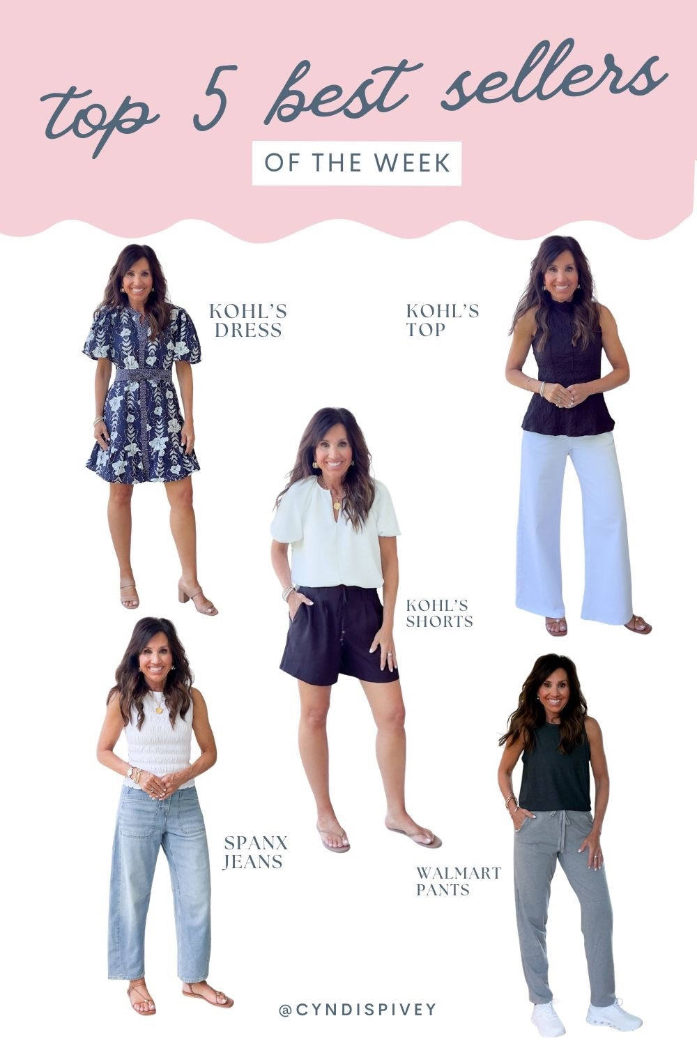 Top 5 best sellers this week- April 25, 2026

#LTKOver40 #LTKSeasonal