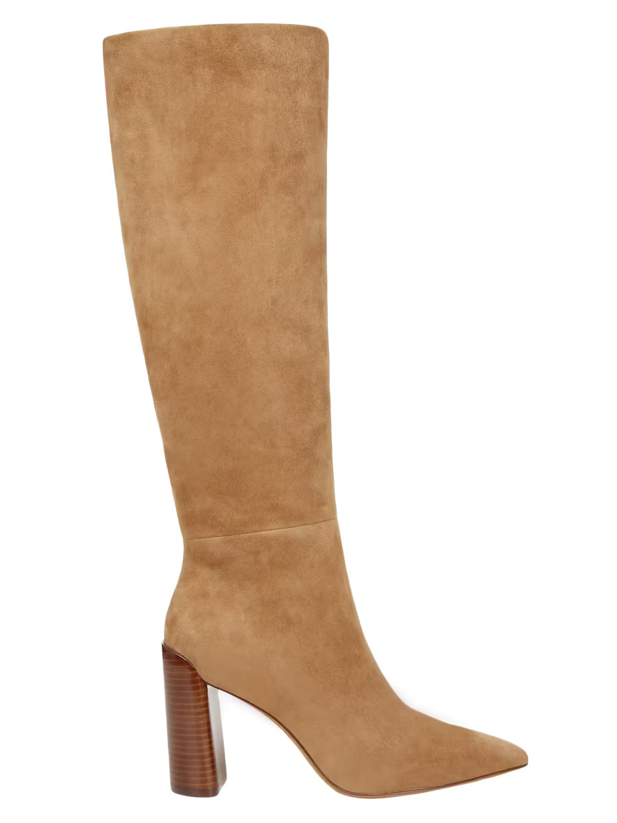 Pilar 95MM Suede Knee-High Boots | Saks Fifth Avenue