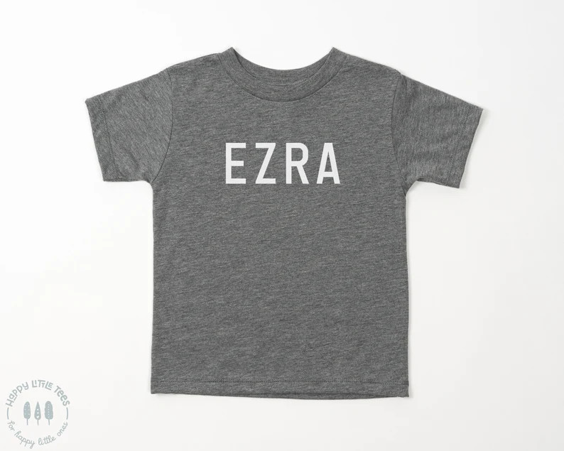 Toddler's Name Shirt  Custom Boys Name Shirt  Custom - Etsy | Etsy (US)