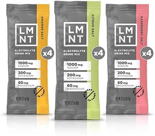 LMNT Keto Electrolyte Powder Packets | Paleo Hydration Powder | No Sugar, No Artificial Ingredien... | Amazon (US)