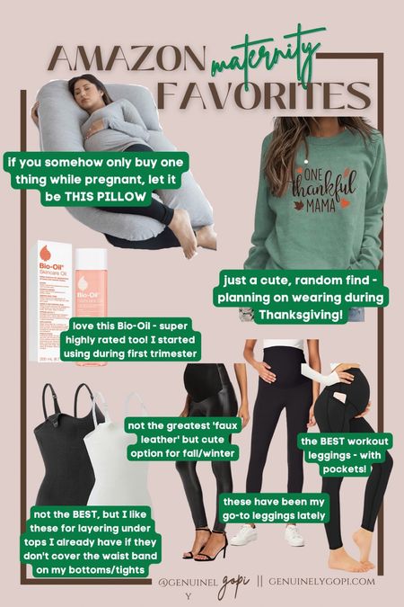 my personal maternity favorites so far! sizing included when you click on the individual product links. #amazonmaternity #maternityfashion #maternityoutfits #maternitybasics #maternitydenim #maternityleggings #biooil #maternitypillow

#LTKhome #LTKunder100 #LTKbump