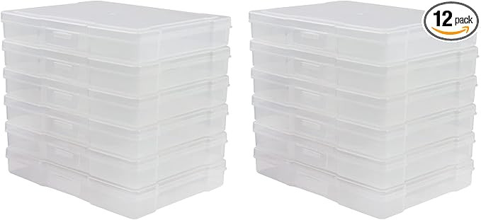 novelinks Transparent 5" x 7" Photo Storage Boxes - Photos Organizer Cases Photo Keeper picture o... | Amazon (US)