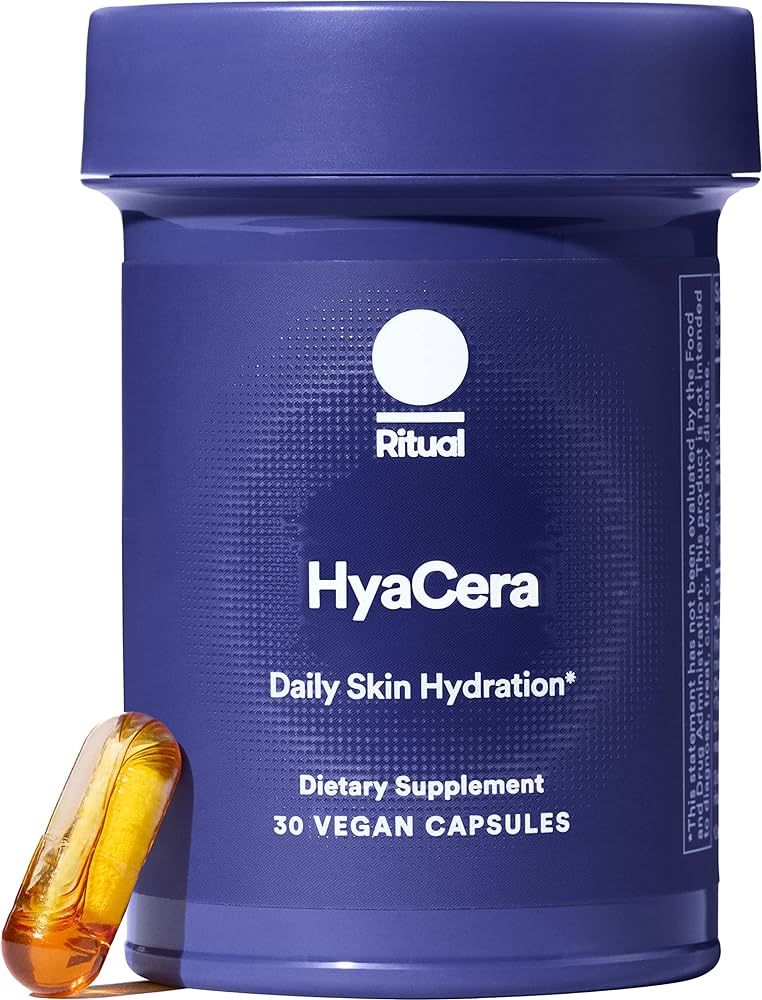 Ritual HyaCera Skin Supplement for Wrinkle Support, with Hyabest and Ceratiq for Skin Support, Hy... | Amazon (US)