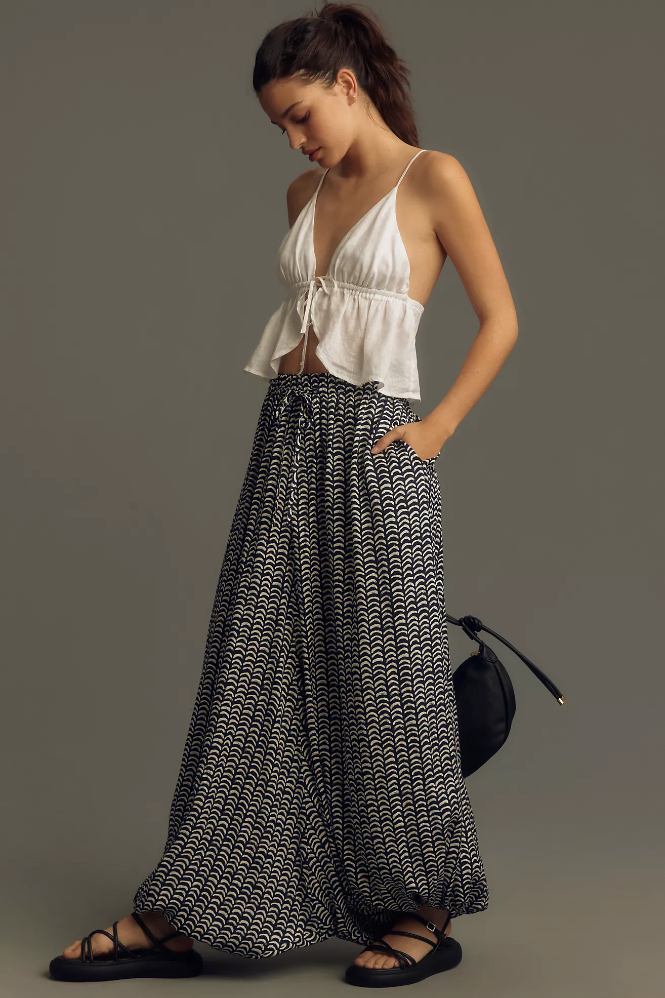 Maeve Silky Parachute Trousers | Anthropologie (UK)