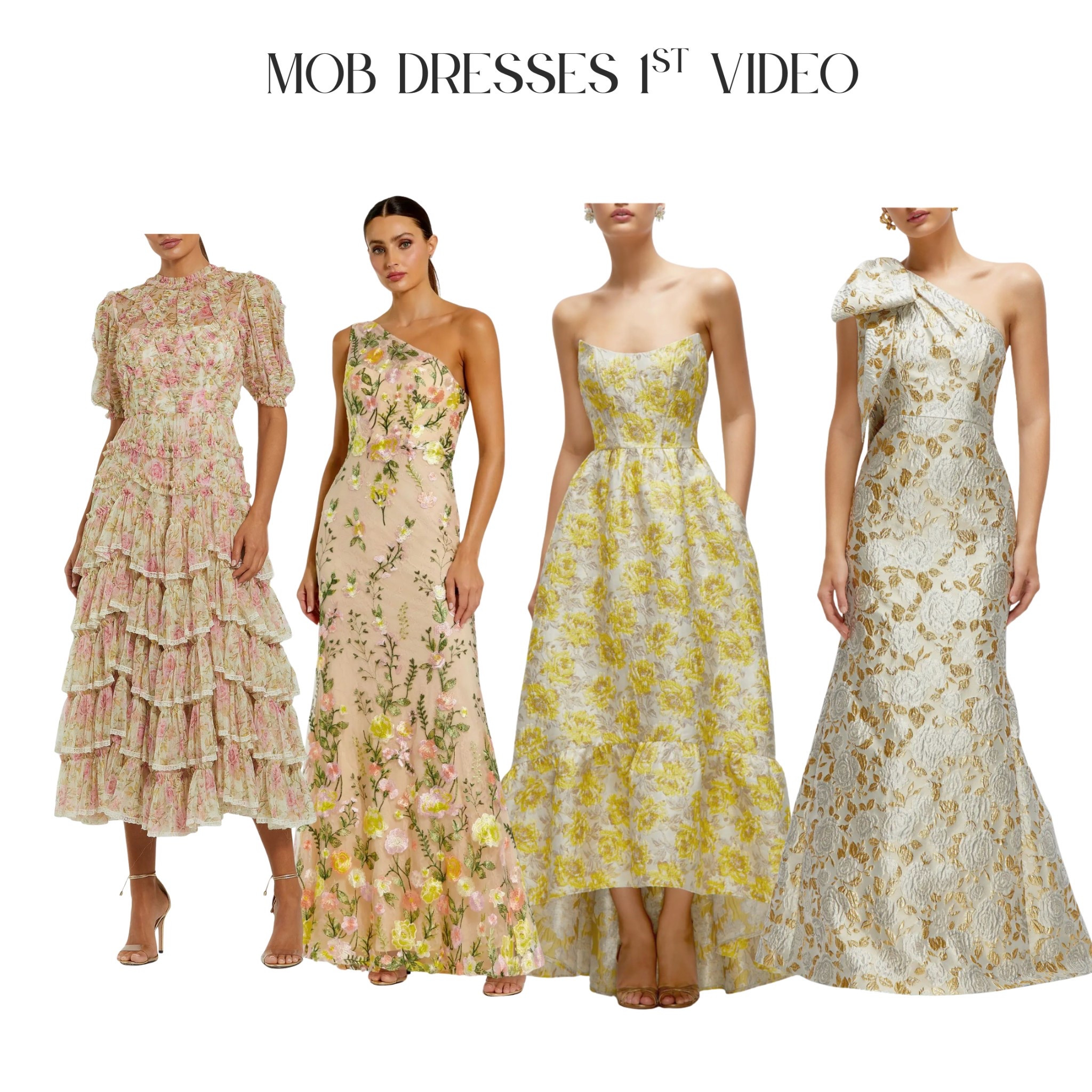 Mother of the Bride dresses or wedding guest dress. 
From my first try on video! MacDuggal, Nordstrom, And Saks. #motherofthebride 

#LTKWedding #LTKParties #LTKOver40