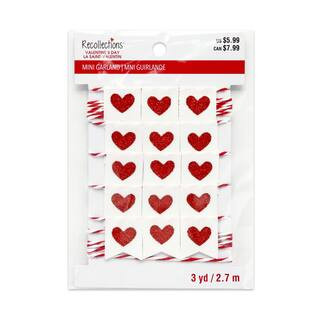 Mini Heart Flag Garland by Recollections™ | Michaels Stores