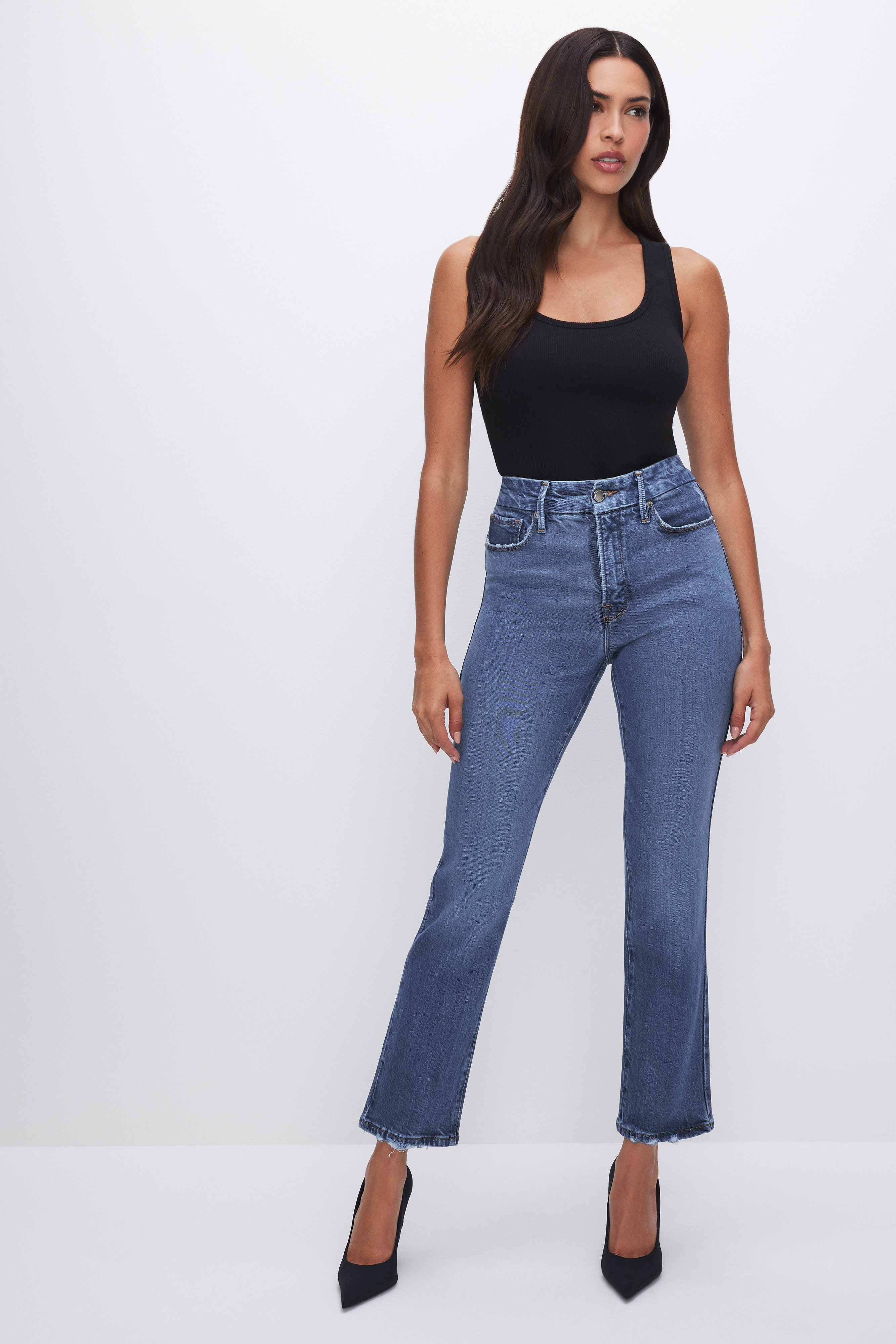 SOFT-TECH GOOD LEGS STRAIGHT JEANS | Good American