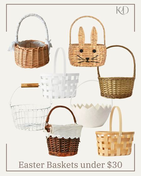 Get Easter Ready with the cutest Easter Baskets under $30! I’m obsesssed with every single one of them! 

#LTKSeasonal #LTKfindsunder50 #LTKSpringSale