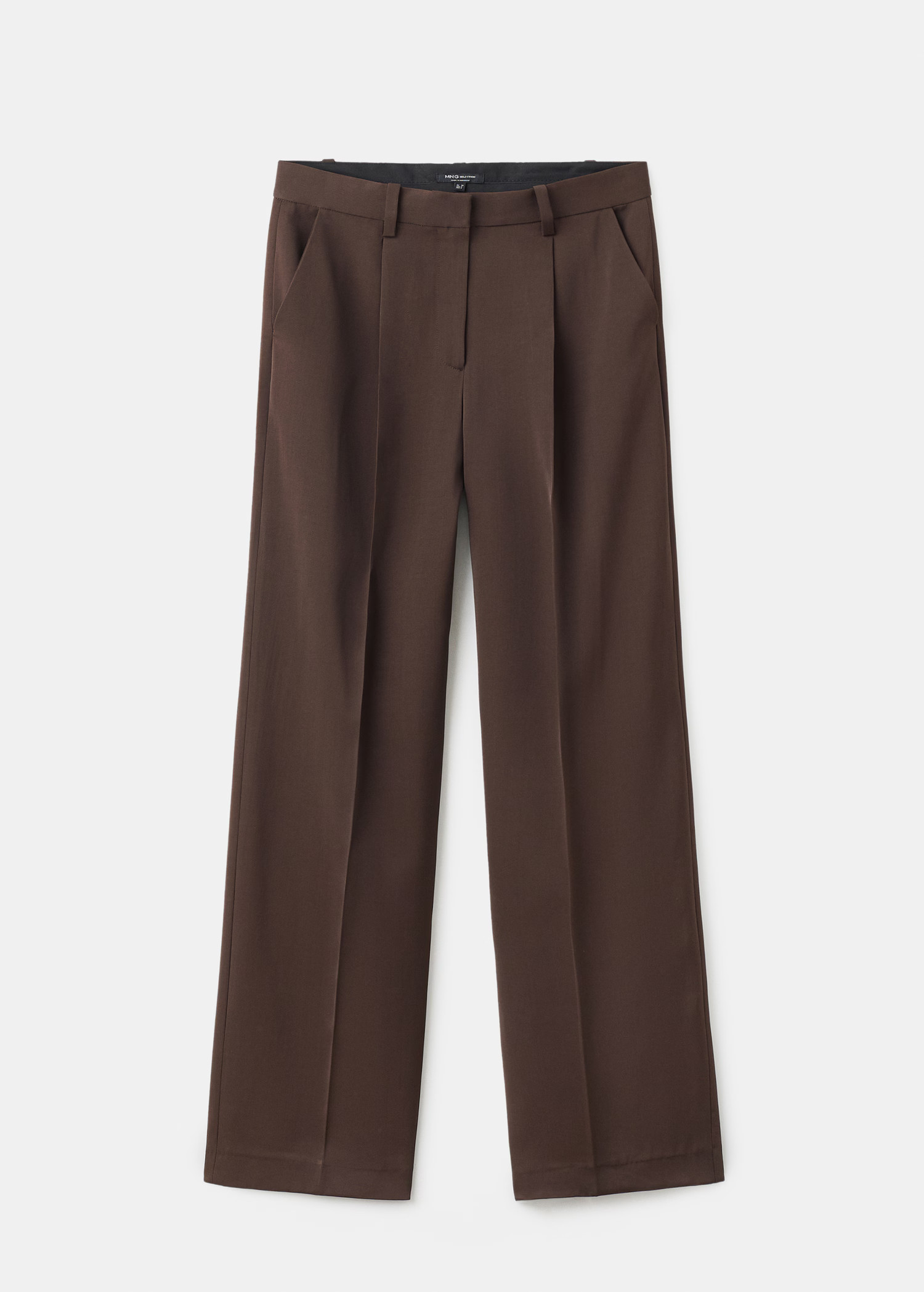 Pleated straight-leg suit pants | Mango (US/MX/AU)