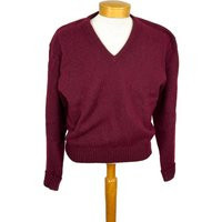 1980S Maroon Wool Sweater By Jantzen Sweater Company Size L | Etsy (US)