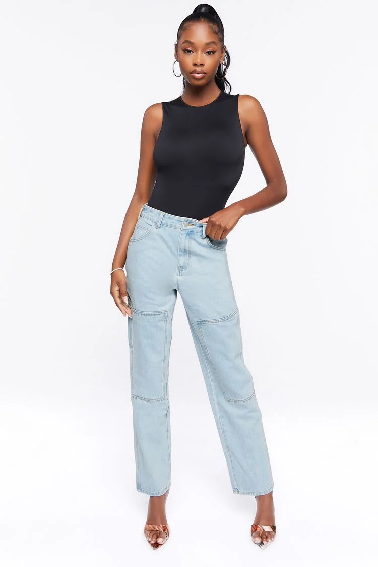 High-Rise Cargo Jeans | Forever 21 (US)