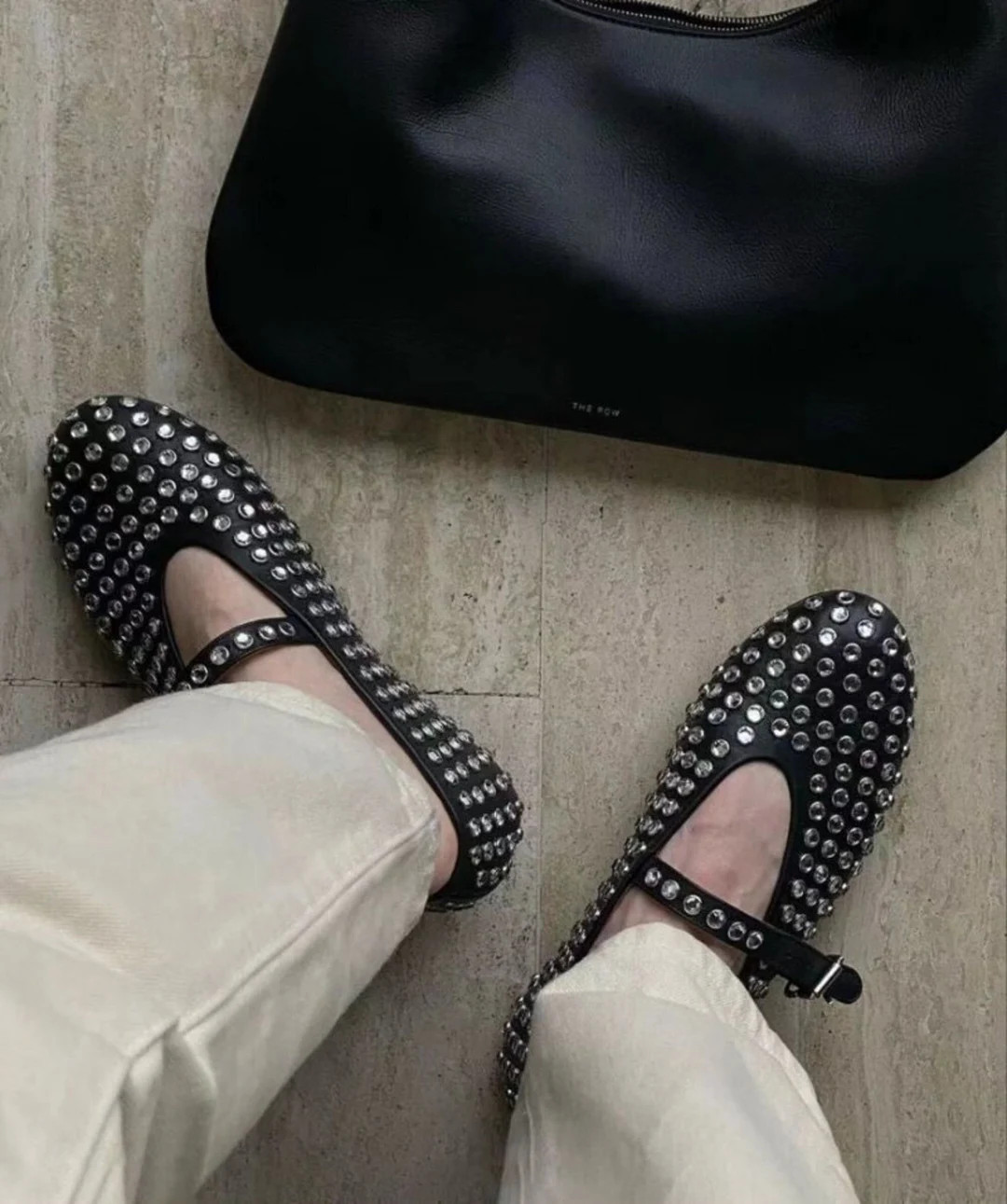 High Quality Full Bore Ballet Flats Leather Flat Shoes for - Etsy | Etsy (US)