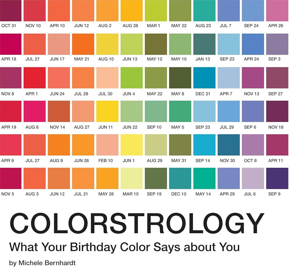 Colorstrology: What Your Birthday Color Says about You | Amazon (US)