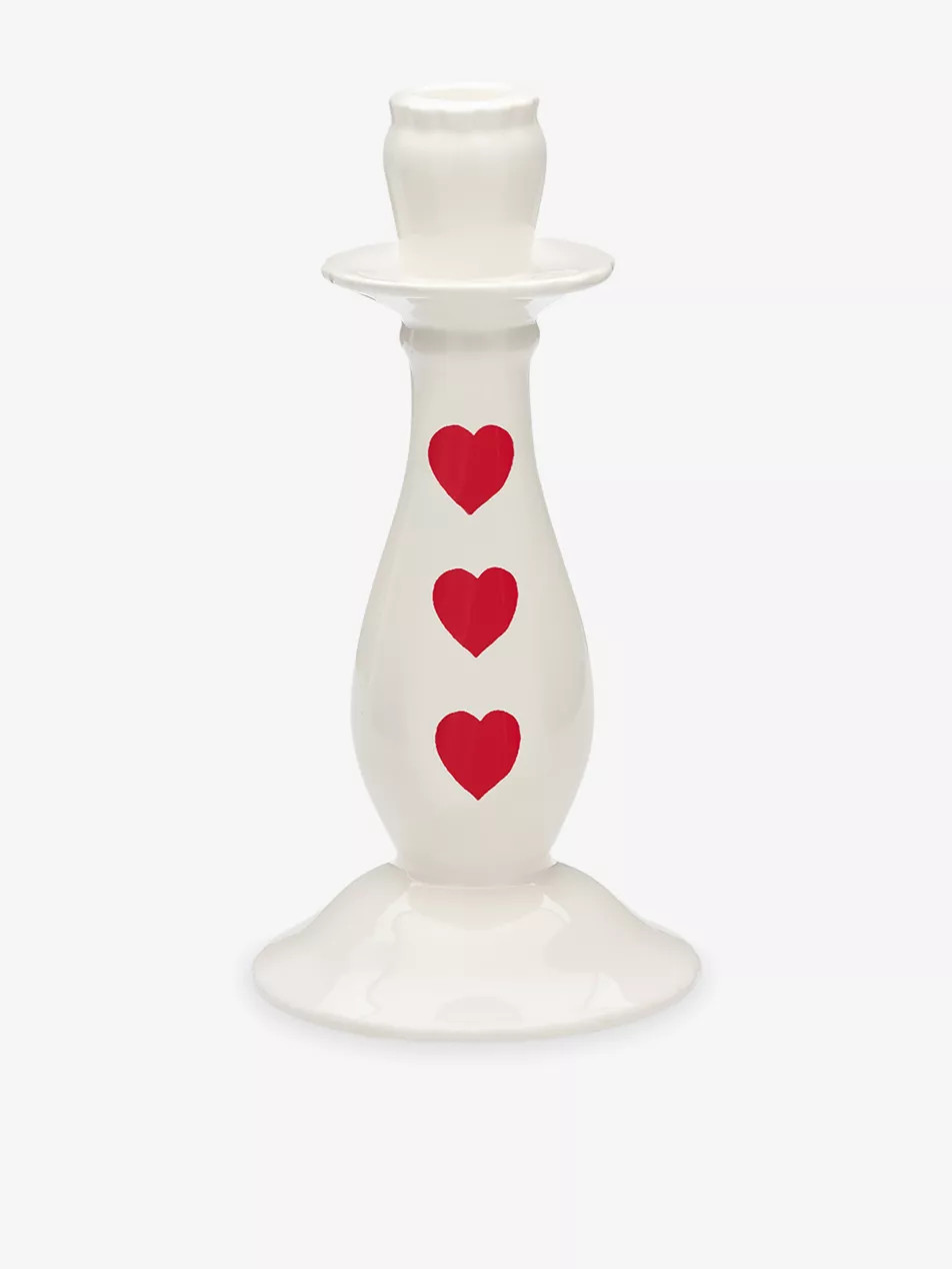 Anna + Nina x Disney Queen Of Hearts Stoneware Candle Holder | Selfridges