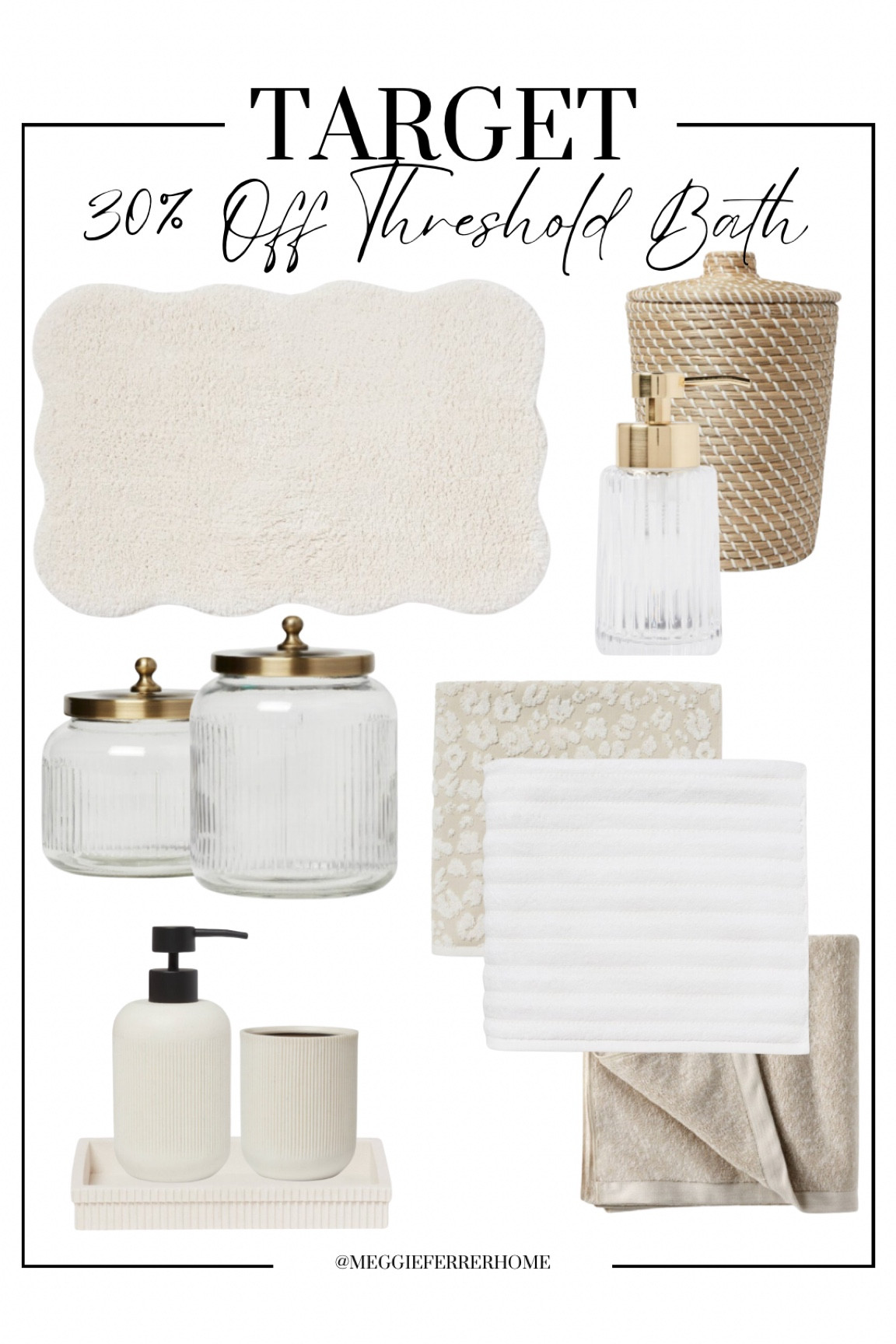These Target bath are such affordable staples to have in your home, and they are also 30% off during TCW!! 🎯

#targetcircleweek #targethome

#LTKHome #LTKSaleAlert