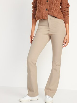 High-Waisted Pixie Full-Length Flare Pants for Women | Old Navy (US)