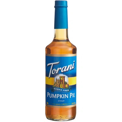 Torani Sugar-Free Pumpkin Pie Flavoring Syrup 750 mL Glass Bottle WS-880372664 | Wayfair North America