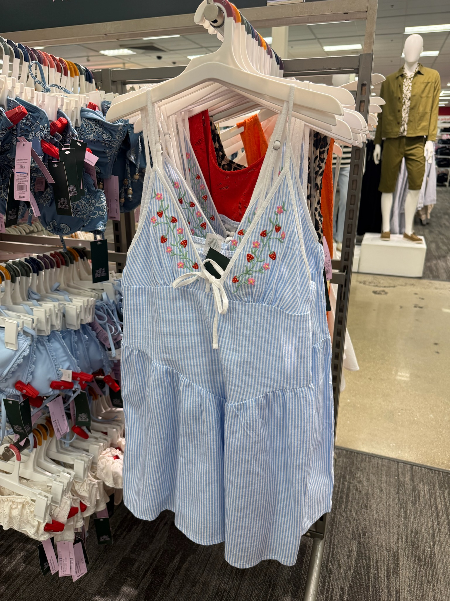 This little strawberry cover up dress is such a moment for summer! The embroidery + tie front detail?? obsessed 🍓 40% off today only!!
spring outfits 2026, vacation outfits beach, spring dresses, easter outfits women, beach outfits, date night outfits, plus size fashion, country concert outfits, work outfits, swim cover up, target deals, summer outfits 

 #LTKgrwm #LTKootd #LTKSwim