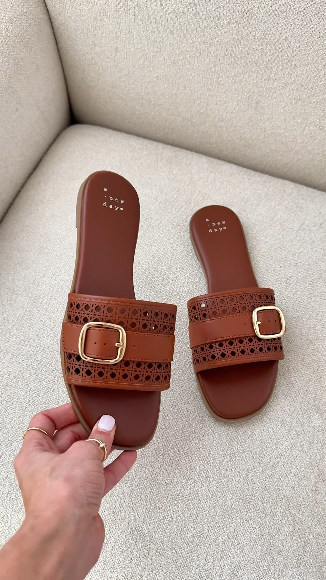 New spring shoes from Target! Summer shoes. Buckle slide sandals. Summer sandals. Resort wear. Vacation outfits. These are TTS for me. 

#LTKTravel #LTKSwim #LTKootd