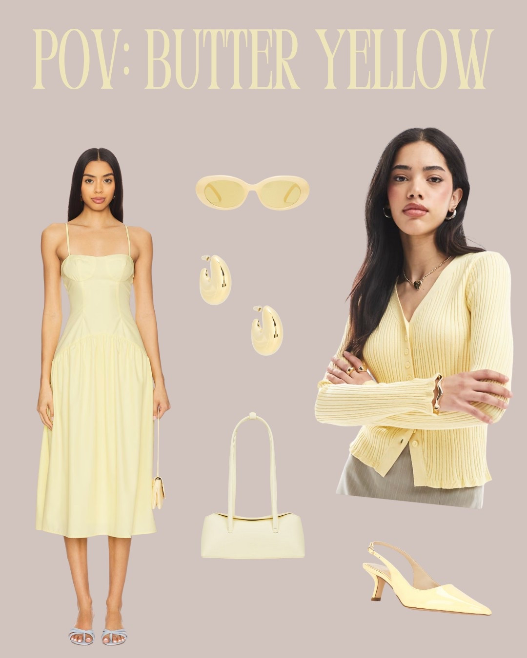Butter yellow is having a moment, and these chic pieces are perfect for spring and summer style. From a dreamy corset midi dress to a ribbed knit cardigan, these soft yellow tones add a fresh, feminine touch to your wardrobe. Shop the look on LTK for sunny accessories like pastel heels, gold hoop earrings, and a trendy shoulder bag to complete the vibe.

#LTKTravel #LTKStyleTip #LTKSeasonal