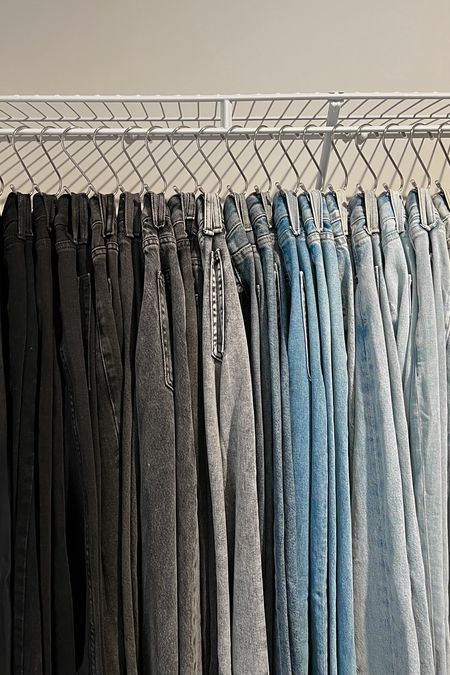 S hooks for jeans/closetorganization