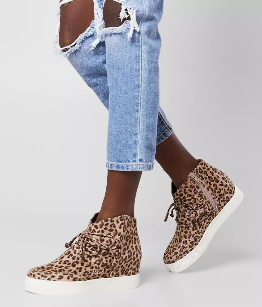 Leopard Wedge Shoe | Buckle