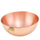 Amazon.com: 12 Inch. Diameter Solid Copper Beating Bowl, 5 Quart: Mixing Bowls: Home & Kitchen | Amazon (US)