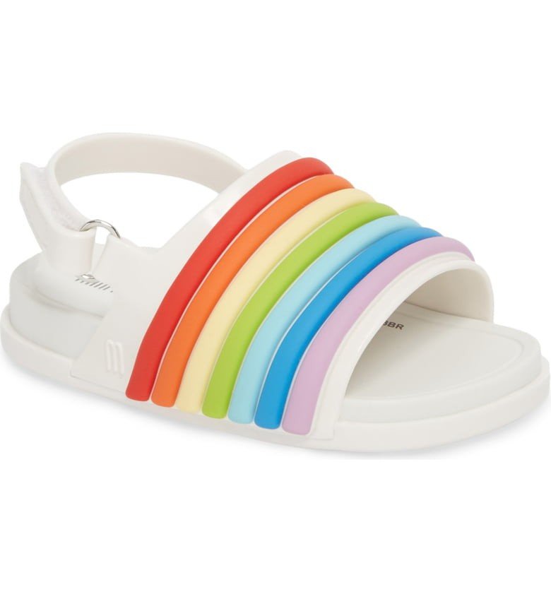 Mini Melissa Rainbow Beach Sandal (Walker & Toddler) | Nordstrom