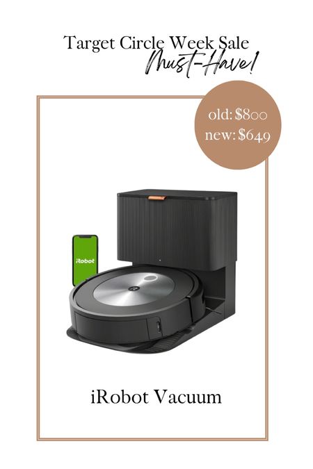 Check out this Target Circle Week sale find!

This iRobot is a must have, especially for Airbnb hosts who want to provide exceptional service to their guests!

#irobot #irobotsale #robotvacuum #vacuumsale #salefind #roboticvacuum

#LTKhome #LTKFind
